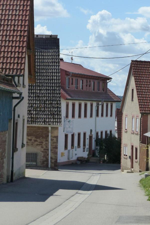 Pension Schreckhof Mosbach  Exteriör bild
