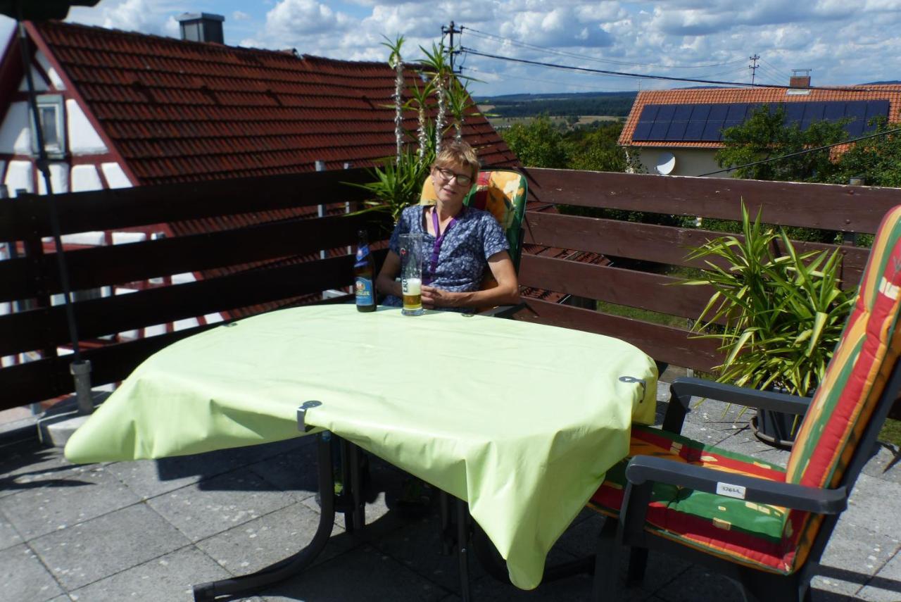 Pension Schreckhof Mosbach  Exteriör bild