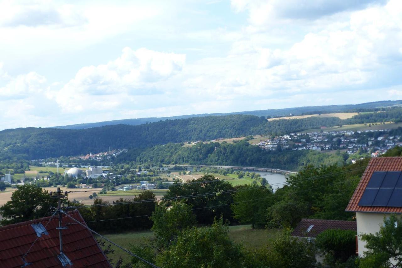 Pension Schreckhof Mosbach  Exteriör bild